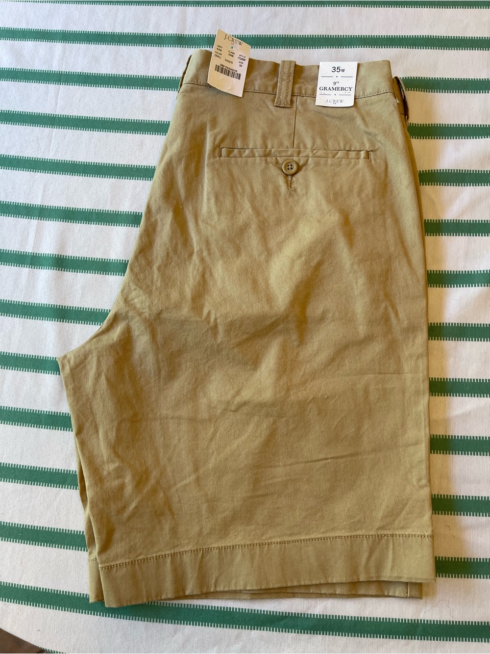 J. Crew Men’s Chino Shorts in Khaki Tan 35in waist - 9in inseam